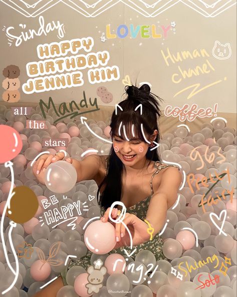 Jennie Kim Birthday Edit, Jennie Bday Edit, Jennie Kim Birthday, Jennie Birthday Edit, Happy Birthday Jennie Kim, Jennie Birthday, Bp Pics, Jennie Queen, Dark Core