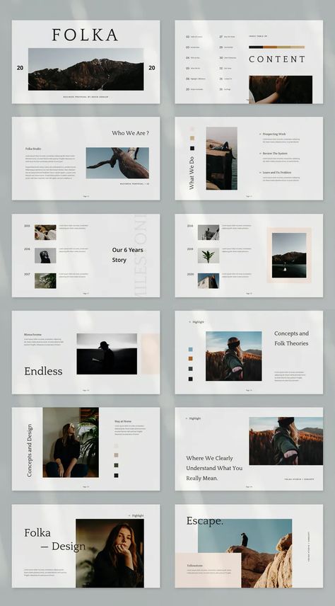 Minimalistic Presentation Layout, Presentation Slides Aesthetic, Presentation Design Layout Minimalist, Architect Profile Design, Google Slides Layout Ideas, Google Slide Design Ideas, Minimalist Presentation Design Template, Presentation Design Google Slides, Minimalistic Portfolio Design