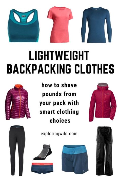 What To Wear Backpacking: A Comfortable, Versatile, Lightweight Clothing System Packing Lists, Camino De Santiago, Santiago, Trekking Outfit Women, Backpacking For Beginners, Trekking Outfit, Climbing Outfit Woman, Climbing Outfits, Hiking Clothes