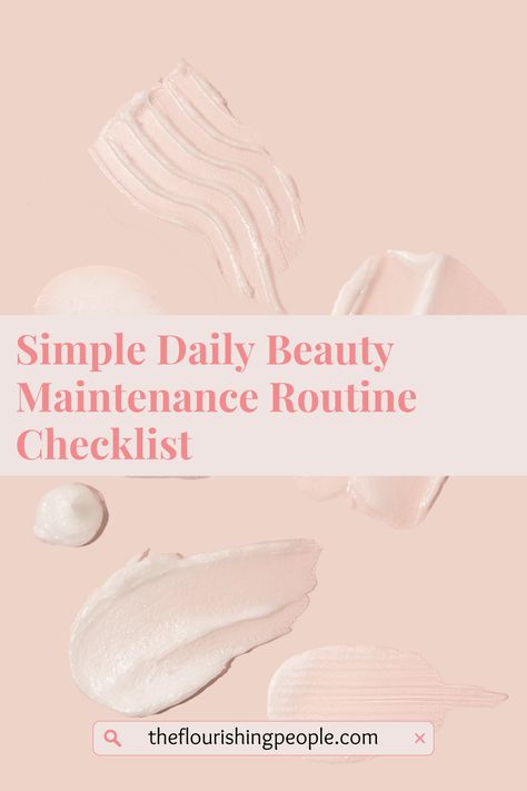 This easy-to-follow daily beauty maintenance checklist is designed especially for women seeking to enhance their natural radiance. Let's celebrate the art of skin care with the Simple Daily Beauty Maintenance Routine Checklist. The Flourishing People have your skin care essentials sorted every day! Daily Beauty Routine Checklist, Beauty Maintenance Routine, Beauty Maintenance, Maintenance Routine, Beauty Routine Checklist, Routine Checklist, Maintenance Checklist, Daily Beauty Routine, Girls World