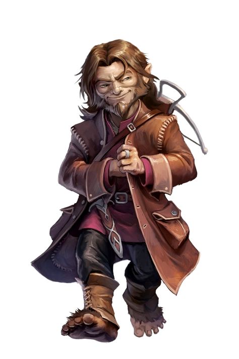 Halfling Ladro Dnd Halfling, D D Rogue, Halfling Rogue, Pathfinder Character, Dungeons And Dragons Art, Heroic Fantasy, Fantasy Races, Dungeons And Dragons Characters, Dnd Art