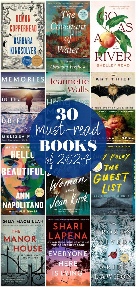 Looking for some awesome books to enjoy this year? Check out our list of 30 books you should read in 2024 to find your next book! Books To Read 2024 List, 2024 Books To Read, Books To Read In 2024, Book Bucket List, Summer Book List, Best Book Club Books, Summer Book Club, Simply Stacie, Book Club Reads