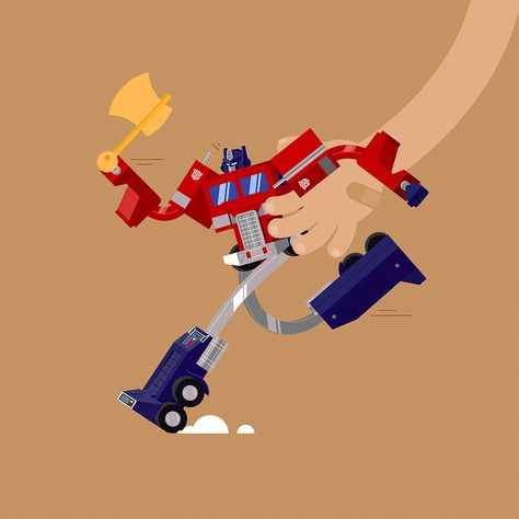 Quirky Pop Culture Illustrations by Ricardo Veronez – Inspiration Grid | Design Inspiration #illustration #drawing #popculture #inspirationgrid #transformers Transformers Illustration, Children Painting, Inspiration Illustration, Grid Design, Painting For Kids, Illustration Drawing, Cute Characters, Painting Ideas, Transformers