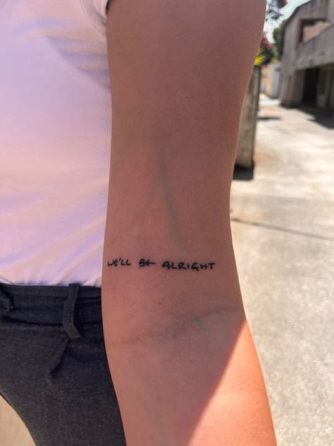 Fine line harry styles tattoo hs inspired we’ll be alright Tattoos, Lyric Tattoos, Be Alright, Fine Line, My Skin, Skin