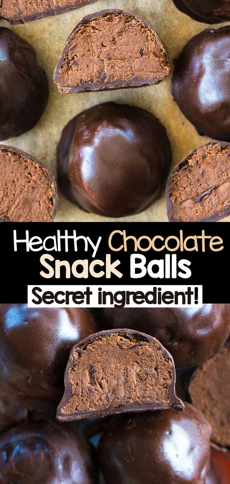 Thermomix, Healthy Chocolate Snack, Chocolate Chip Protein Balls, Snacky Foods, Ella Vegan, Healthy Chocolate Fudge, Healthy Chocolate Snacks, Snack Balls, Chocolate Covered Katie