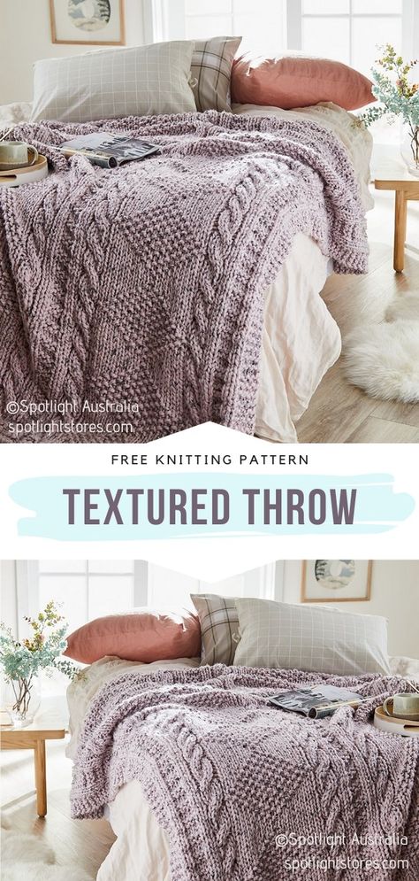 Knit Aphgans Patterns, Amigurumi Patterns, Couture, Bed Throw Knitting Pattern Free, Knitted Bed Throw, Autumn Knitted Blanket, Knitted Afgan Blankets, Knit Bed Blanket, Knitting Blankets Free Pattern