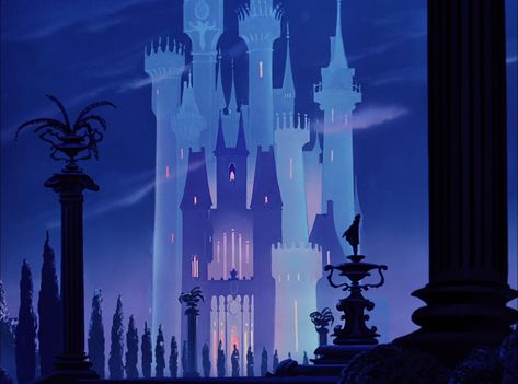 Disney "Cinderella" 1950 castle Disney Concept Art, Old Disney, Disney Viejo, Joey Chou, Disney Quizzes, Disney Kingdom, Cinderella Disney, Dream Wedding Venues, Cinderella Castle