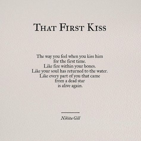 Claire Olsen had a great crush on Zion Petrakis since the first time … #romance #Romance #amreading #books #wattpad Kiss Poem, First Kiss Quotes, Types Of Kisses, Kissing Quotes, Nikita Gill, Kidney Cleanse, Soulmate Love Quotes, Soulmate Quotes, Kissing Him
