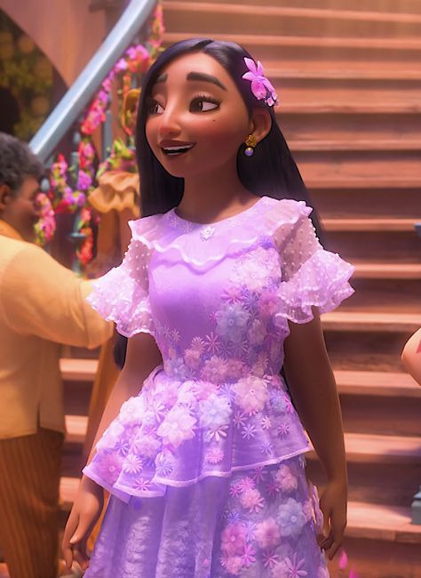 Isabella Madrigal, Disney Movie Art, Isabela Madrigal, Disney Cuties, Realistic Cartoons, Happy Pride Month, Disney Images, Fire Emblem Characters, Disney Princess Dresses