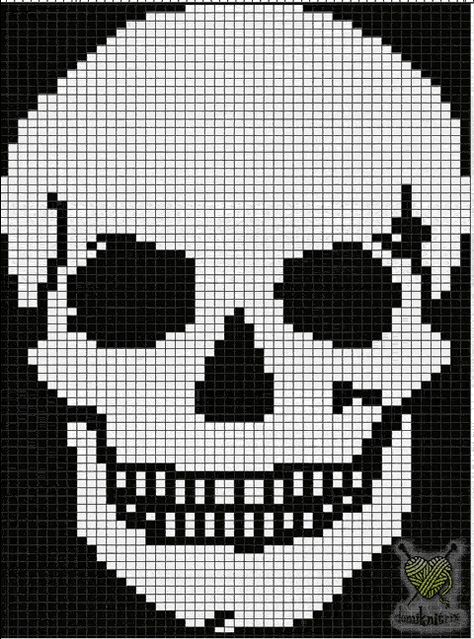 skull C2c Skull Pattern Free, Skull Graph Crochet Pattern, Crochet Skull Tutorial, Crochet Skull Tapestry, Crochet Skull Sweater Pattern Free, Skull Crochet Sweater, Skull Tapestry Crochet, Skull Grid Pattern, Skull Blanket Crochet Pattern