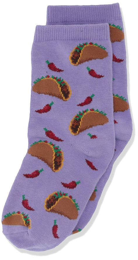 PRICES MAY VARY. 60% Cotton, 20% Nylon, 18% Polyester, 2% Spandex Imported Pull On closure Machine Wash These kid's tacos socks are the real deal when it comes to food socks Fits kid's shoe size 13-3 (m/L) One pair pack Cute socks for Girls featuring fun Food, Taco, Nachos themed designs. Great gift idea for any occasion. These colorful, durable socks are the perfect gift for Girls, birthday gifts, back to school and more. Taco Nachos, Food Socks, Big Food, Socks Collection, Big Meals, Cute Socks, Girls Socks, Athletic Socks, Girls Birthday