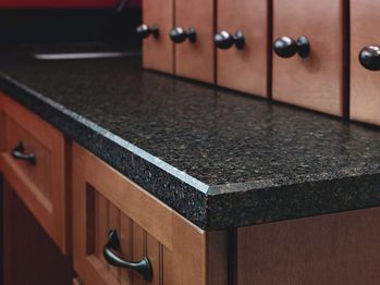 5 Different Kinds Of Countertop Edges | Pros & Cons Kitchen Granite Countertops Modern, Kitchen Platform Granite, Kitchen Platform Granite Design, Kitchen Granite Design, Kitchen Almirah, Soapstone Countertops Kitchen, Granite Countertop Edges, Kitchen Countertop Edges, Countertop Edges