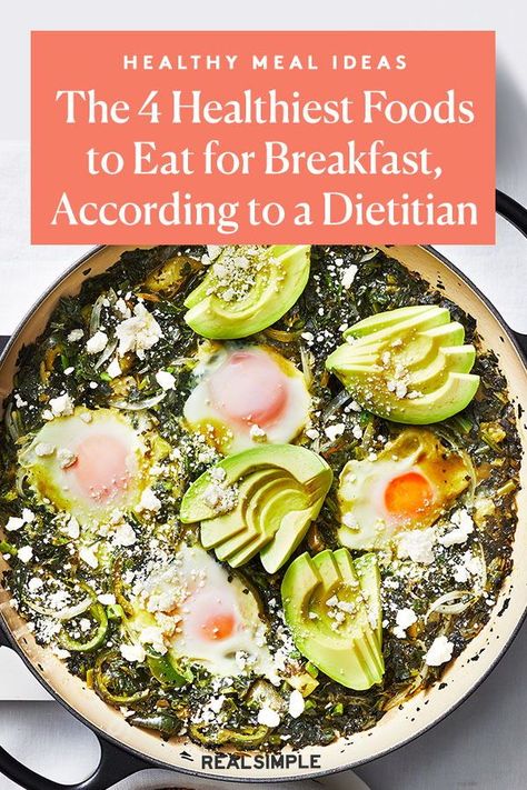 Foods To Eat For Breakfast, Best Veggies To Eat, Healthiest Foods To Eat, Easy Nutritious Meals, Nutritional Breakfast, Fitness Breakfast, Healthy Breakfast Choices, Morning Meals, Healthy Egg Breakfast