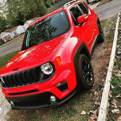 #Repost smarie1983 ・・・ #SummerNights#jeeprenegade #red Gratitude, Red Jeep, Girly Car, Jeep Renegade, First Car, Instagram Repost, Tractor, Dream Cars, Jeep