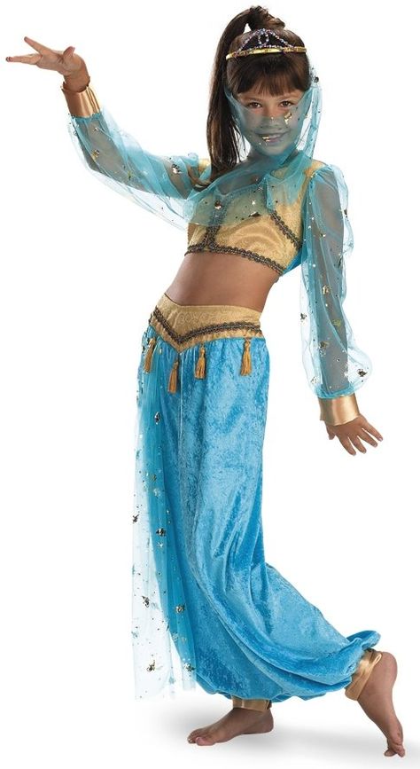 Image detail for -Kids Mystical Genie Costume $42.90 Shimmer And Shine Costume, Shine Costume, Genie Costume, Princess Jasmine Costume, Aladdin Princess, Belly Dancer Costumes, Harem Girl, Jasmine Costume, Fancy Dress Up