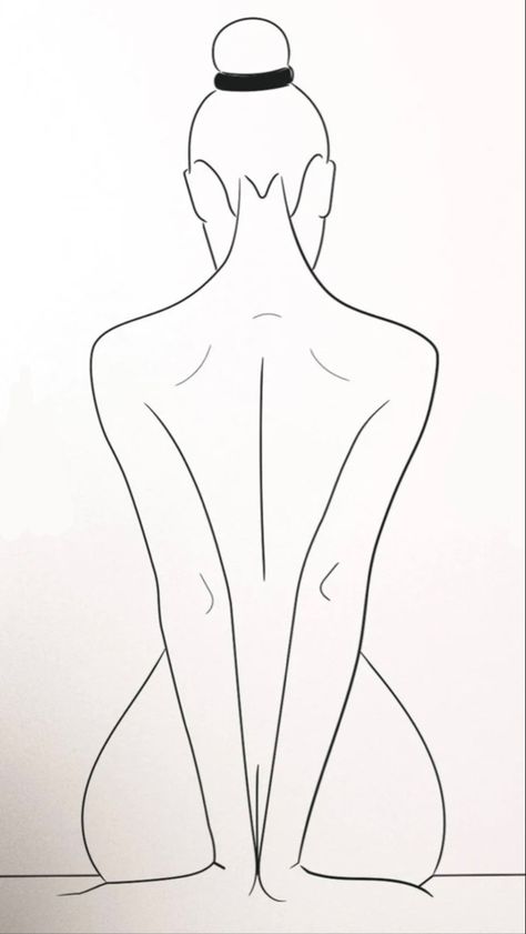 Line Body Art Drawings, Women Outline Painting, Women’s Silhouette Drawing, Women’s Body Outline Drawing, Outlines To Paint, Drawing Body Outline, Women Silloute Drawing, Women Tattoo Outline, How To Draw A Silhouette Of A Woman