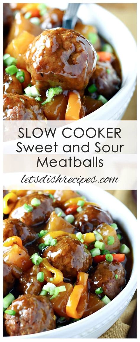 Amigurumi Patterns, Sweet N Sour Meatballs, Slow Cooker Swedish Meatballs, Beef Meatball Recipe, Slow Cooker Meat, Slow Cooker Teriyaki, Sweet And Sour Meatballs, Tasty Meatballs, Crock Pot Meatballs