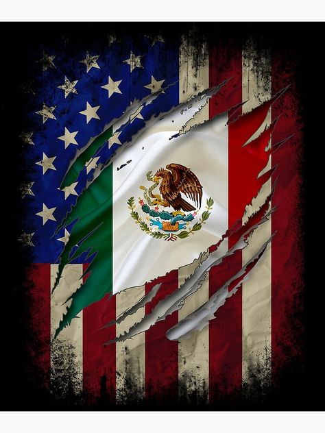 "Proud Mexican American - American Flag with the Mexican Flag inside show Mexican roots" Canvas Print by vince58 | Redbubble American Flag, Mexico, Mexican Flag Wallpaper, Mexican Flag, The American Flag, Mexican American, The Mexican, Mexican, Canvas Print