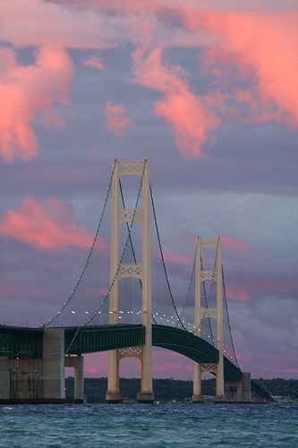 Mackinac Bridge | by Pure Michigan Nature, Mackinaw Bridge, Mackinaw Island, Upper Peninsula Michigan, Michigan Girl, Mackinaw City, Mackinac Bridge, Michigan Travel, State Of Michigan