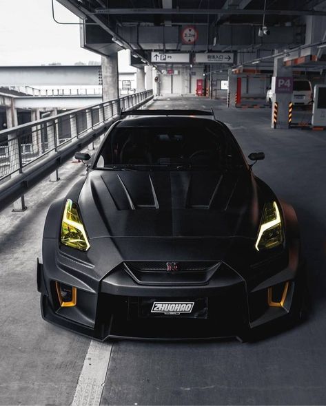 Throdle | Car Enthusiast App on Instagram: “This dry carbon fiber wrapped Liberty Walk wide body R35 GT-R has our mind blown! 🤯 Is this the most evil looking GT-R out there? 🤔 Let's…” Roll Royce, Nissan Gtr Wallpapers, Car Aesthetics, Nissan Gtr R34, R34 Gtr, Nissan Gtr R35, Gtr R35, Top Luxury Cars, Car Interior Design