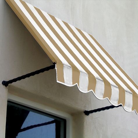 Santa Fe, Striped Awnings, Fixed Window, Door Awning, Window Awning, Fabric Awning, Door Awnings, Window Awnings, Twisted Metal