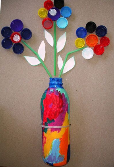 Fed Up of Waste Materials? It's Time to Recycle Them | Crafts for ... Bottle Top Crafts, Recycle Bottle Caps, Water Bottle Crafts, Recycled Crafts Kids, Diy Summer Crafts, Recycled Art Projects, Earth Day Crafts, Bottle Cap Art, Bottle Cap Crafts