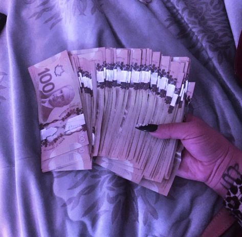 Canada Money Aesthetic, Money Aesthetic Canada, Canadian Money Aesthetic, Money Obsession, Trading Aesthetic, Finance Aesthetic, I Am Wealthy, Money Manifesting, Vision Board Pics