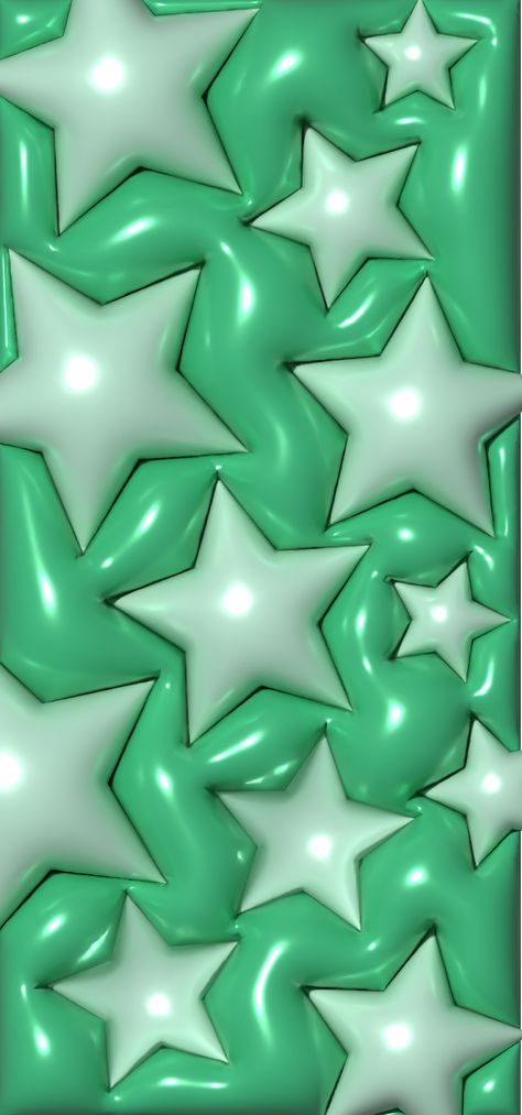 3d Wallpaper Cute Green, Y2k Green Wallpaper, Green Star Wallpaper, Green Stars Wallpaper, Green 3d Wallpaper, Green Y2k Wallpaper, Y2k Wallpaper Green, Big Boy Bedrooms Toddler, Floating Shelf Diy