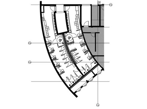 2D Autocad DWG drawing file contains the floor plan of the restaurant toilet. Download the Autocad DWG drawing file. - Cadbull Toilet Floor Plan, Wc Plan, Toilet Layout, Restaurant Toilet, Lobby Plan, Curved Bathroom, Circular Bathroom, Bathroom Floorplan, Toilet Plan