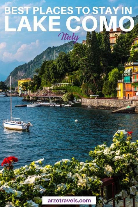 Planning a trip to the region of Lake Como in Italy but you are not sure where to stay? Here are the best tips (best areas and best hotels for all budgets in Lake Como) I #lakecomo #como Hotels in Lake Como Backpacking Europe, Cinque Terre, Lake Como Hotels, Places To Visit In Italy, Comer See, Famous Cities, Cities In Italy, Lake Como Italy, Italy Travel Tips