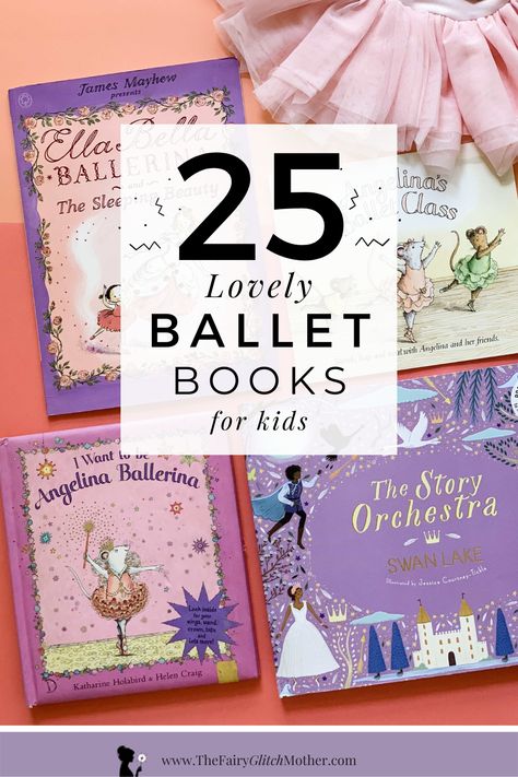 25 Lovely Ballet Books for Kids Ballet Crafts For Preschoolers, Books About Ballet, Ballet Curriculum, Dance Curriculum, Homeschool Themes, Ballerina Book, Ballet Crafts, Ballet Books, Easy Chapter Books