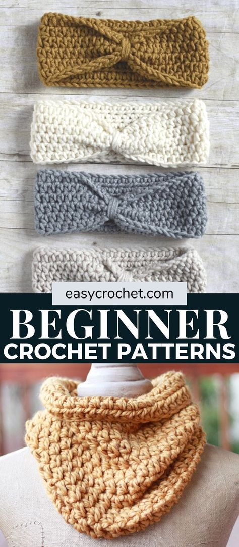 Crochet Project Ideas For Beginners, East Beginner Crochet Projects, Crochet Pattern For Beginners Free, Very Easy Crochet For Beginners, Crochet Patterns Easy Blanket, How To Crochet For Beginners Scarf, Crochet Idea Beginner, What To Crochet With Wool Yarn, What To Crochet As A Beginner