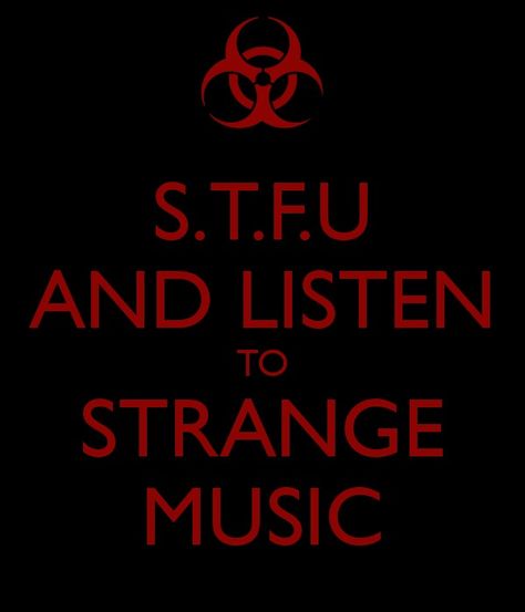 @Strange Music, Inc Strange Music Logo, Tech N9ne, Concert Attire, Strange Music, Small Wallpaper, Music Life, Music Logo, Red Wallpaper, 4 Life