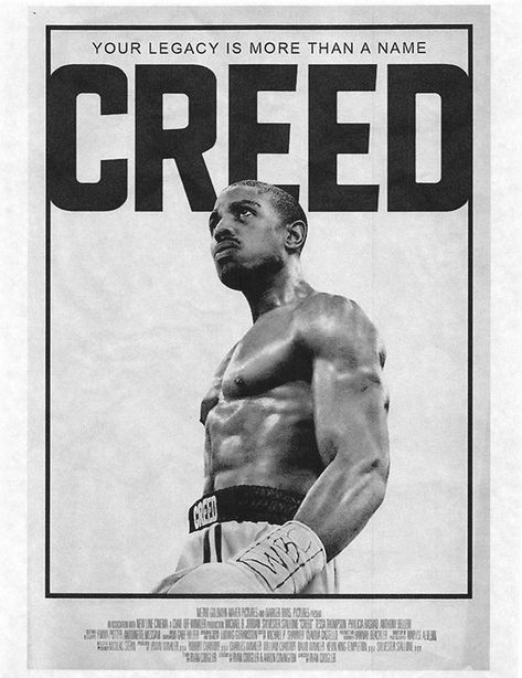 CREED on Pinterest Creed Movie, Hard Photo, Boxing Posters, Upbeat Songs, Best Jdm Cars, Dorm Posters, Rocky Balboa, Film Art, Couple Outfits