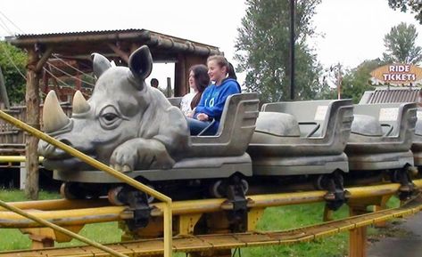 Rhino Coaster, West Midland Safari Park Disneyland Rides, Runaway Train, Home Themes, Safari Park, Park Homes, West Midlands, Yellow Painting, Roller Coaster, Theme Park