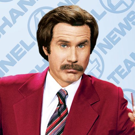 Ron Burgundy Costume, Anchorman Movie, Easy Costumes To Make, Fake Mustaches, Burgundy Suit, Ron Burgundy, People Faces, Halloween 2024, Drawing People Faces