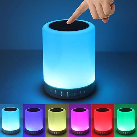 Outdoor Bluetooth Speakers, Cool Bluetooth Speakers, Speaker Bluetooth, Mood Lamps, Hifi Speakers, Outdoor Speakers, Touch Lamp, Phone Speaker, Wireless Speakers Bluetooth