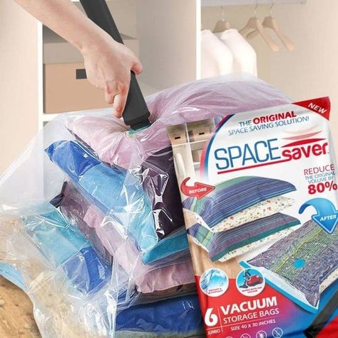Vacuum Seal Storage Bags, Hot Mess Express, Space Bags, Vacuum Sealer Bags, Vacuum Storage Bags, Vacuum Storage, Mattress Box Springs, King Size Pillows, Vacuum Sealer