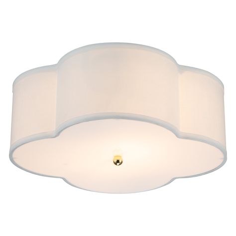 This ceiling light transforms a functional fixture into a work of art. Graceful curves plus metallic lines equal an elegant contemporary design with a gold accent. Basement Bedroom, Nursery Lighting, Feminine Tattoo, Flush Mount Lights, Florida House, Light Bulb Types, Wall Mounted Mirror, Play Room, Toddler Room