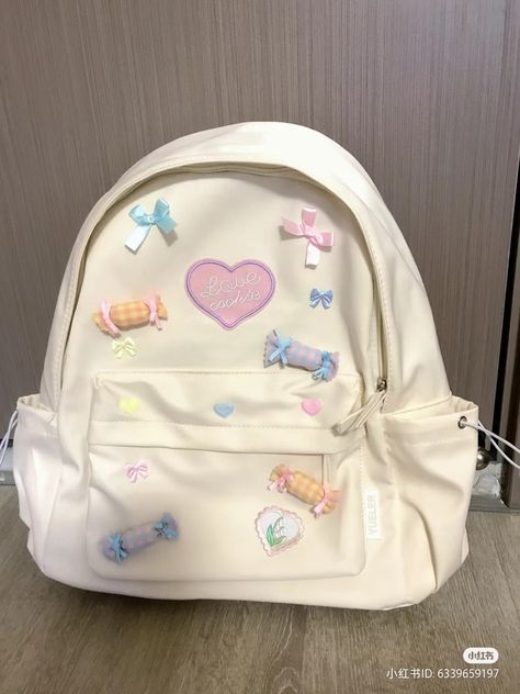 Ransel Mini, Girly Backpacks, Summer Fashion Dresses Casual, Y2k Handbag, Kitty Makeup, Cute School Bags, Tas Mini, Stylish School Bags, Korean Accessories