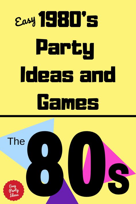 40th Bday Party Games, Retro Theme Games, Retro Party Games For Adults, 80s Themed Party Games, 40th Party Games, 80s Birthday Party Games, 80s Party Printables, 80's Theme Food Party Ideas, 80s Party Games Adults