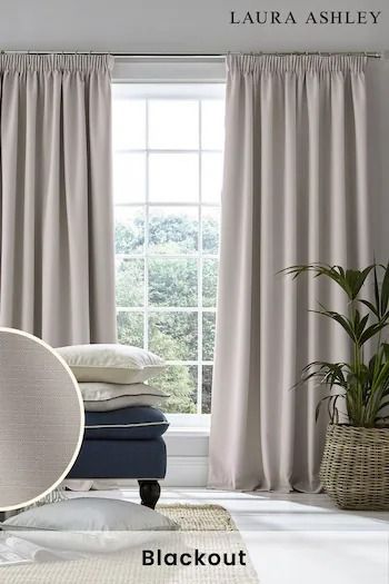 Curtains | Ready Made Curtains | Next UK Grey Curtains Bedroom, Dove Grey Paint, Dark Grey Curtains, Greige Living Room, Grey Blackout Curtains, Pencil Pleat Curtains, Dining Room Curtains, Pleat Curtains, Ashley Home