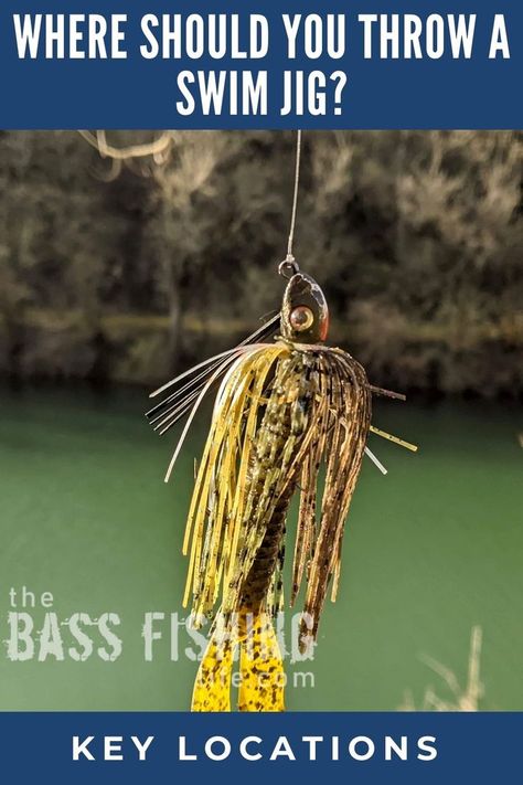 Swim jigs are fish catching lures. Period. Using them in these situations will find and catch bass. #bassfishing #swimjigs #fishing #largemouthabss #bassfishingtips Bass Boat Accessories, Mini Bass Boats, Diy Fishing Gear, Fishing Hook Knots, Bass Fishing Boats, Fish Catching, Survival Ideas, Fishing For Beginners, Bass Fishing Lures