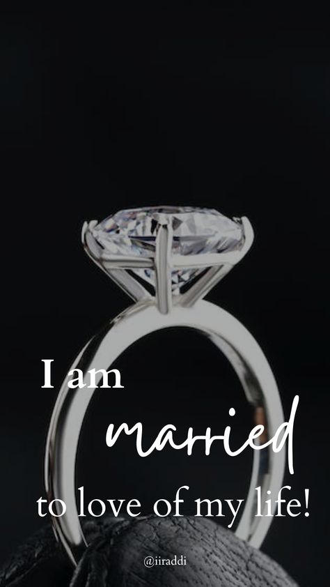 Put it on as your mobile wallpaper and every single time you see it, affirm and visualize the ring on wallpaper as your marriage ring! #affirmation #marriage #Iam Love Marriage Aesthetic, Vision Board Photos Pictures Marriage, Love Marriage Manifestation, Love Marriage Affirmation, Marriage Affirmations For Singles, Vision Board Pictures Marriage, Love Marriage Vision Board, Affirmation For Love Marriage, Vision Board For Love Marriage