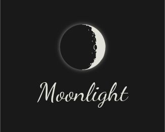 Moonlight Logo design - Modern minimalist moon logo. Price $79.00 Moon Logo Design Creative, Moonlight Logo Design, Luna Logo Design, Moon Logo Ideas, Moonlight Logo, Kpop Logo Design Ideas, Candle Logo Design, Candle Labels Design, Candle Logo