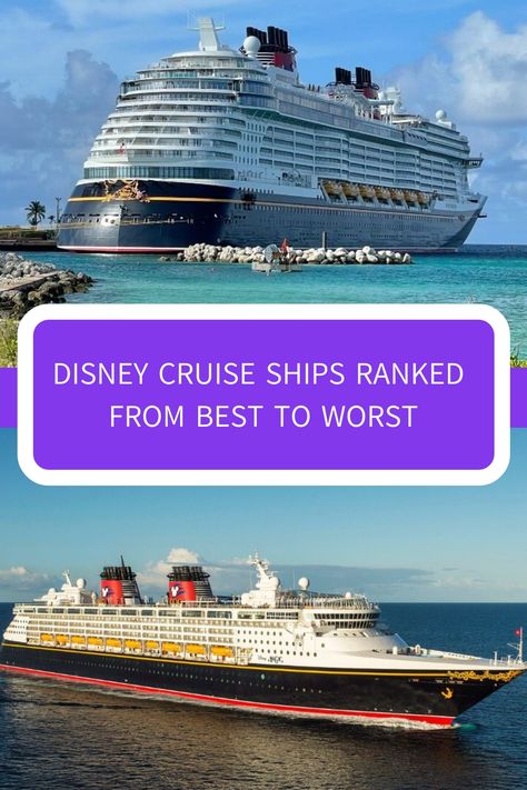 See which Disney Cruise Ships ranked best and worst according to reviews. See comparisons of amenities, entertainment, dining, and more, helping you make an informed decision for your next magical Disney cruise vacation. Disney Cruise Dream Ship, Best Disney Cruise Ship, Disney Magic Cruise Ship, Disney Magic Cruise, Cruise Secrets, Disney Cheap, Disney Dream Cruise, Costa Cruises, Disney Cruise Vacation