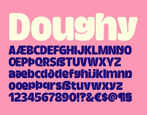 Round Typeface, Funky Typeface, Fun Free Fonts, Rounded Typeface, Fun Typeface, Candy Font, Bold Sans Serif Font, Fonts Sans Serif, Whimsical Branding