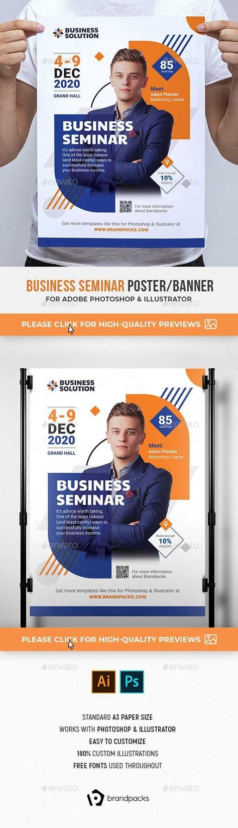 Business Seminar Flyer Design, Corporate Poster Design, Seminar Poster Design, Webinar Ideas, Seminar Poster, Poster Corporate, Business Seminar, Poster Reference, Posters Inspiration