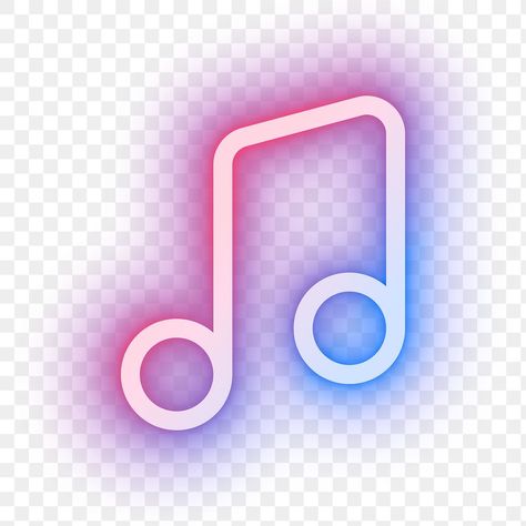 Croquis, Neon Music Icons, Note Icon, Png Music, Music Neon, Neon Png, Rainbow Wallpaper Iphone, Neon Icons, Icon Background