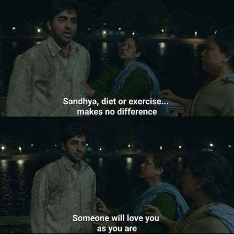 Bollywood Movie Quotes, Dum Laga Ke Haisha, Bliss Movie, Bollywood Love Quotes, Classic Movie Quotes, Best Movie Lines, Cinema Quotes, Desi Love, Bollywood Quotes